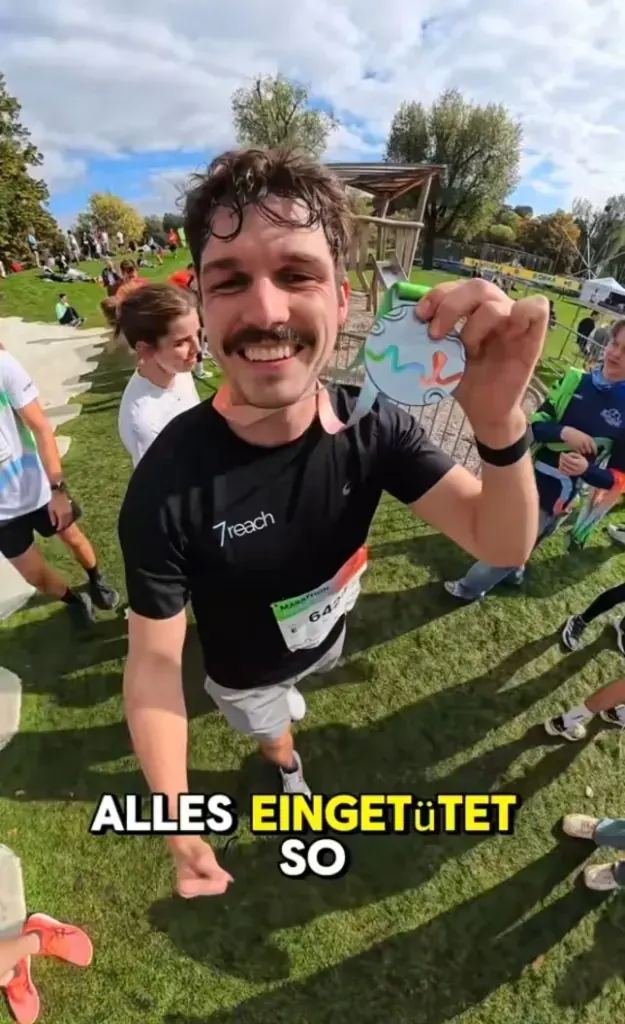 Finisher-Medaille nach dem Marathon