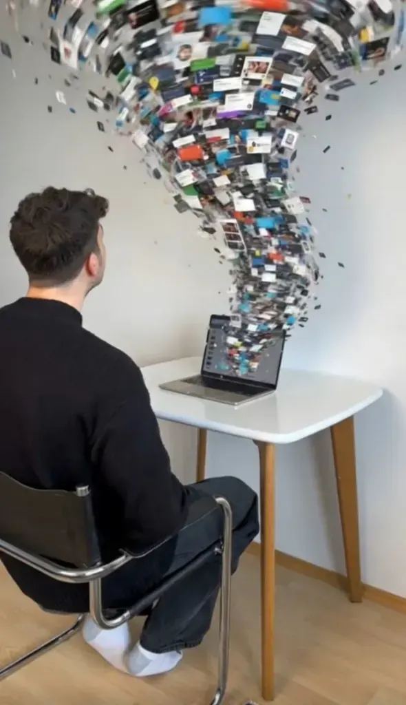 Digitale Flut aus Gewinnspiel-Formularen