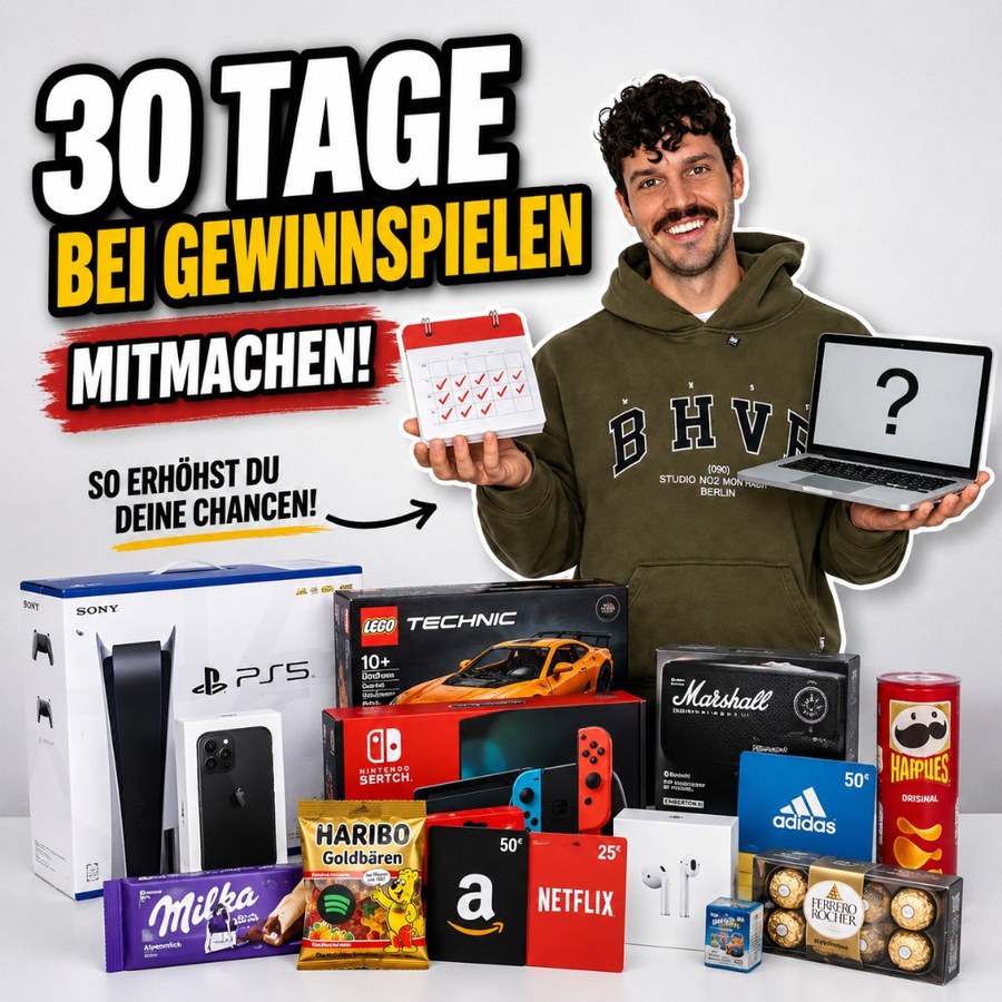 30 Tage Gewinnspiel-Marathon