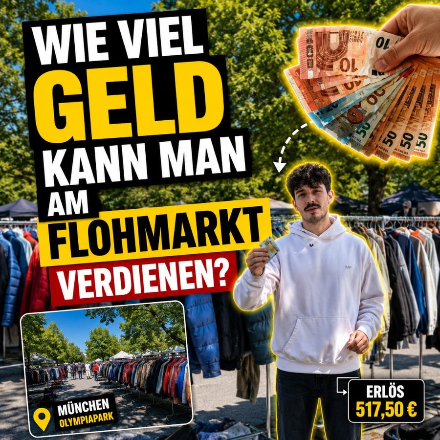 Wie viel Geld kann man auf dem Flohmarkt verdienen?