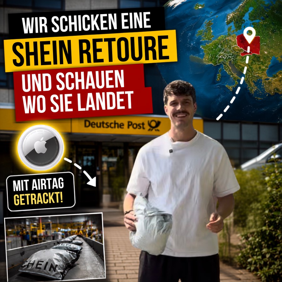 SHEIN-Retoure mit AirTag – wo landet sie?