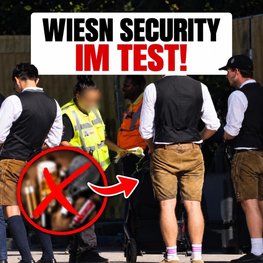 Wiesn-Kontrolle im Test: Damit hab ich nicht gerechnet